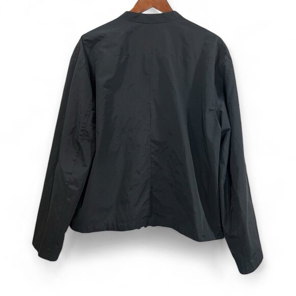 Banana Republic Black Lined Light Jacket Mens XL With Pockets - Picture 2 of 15